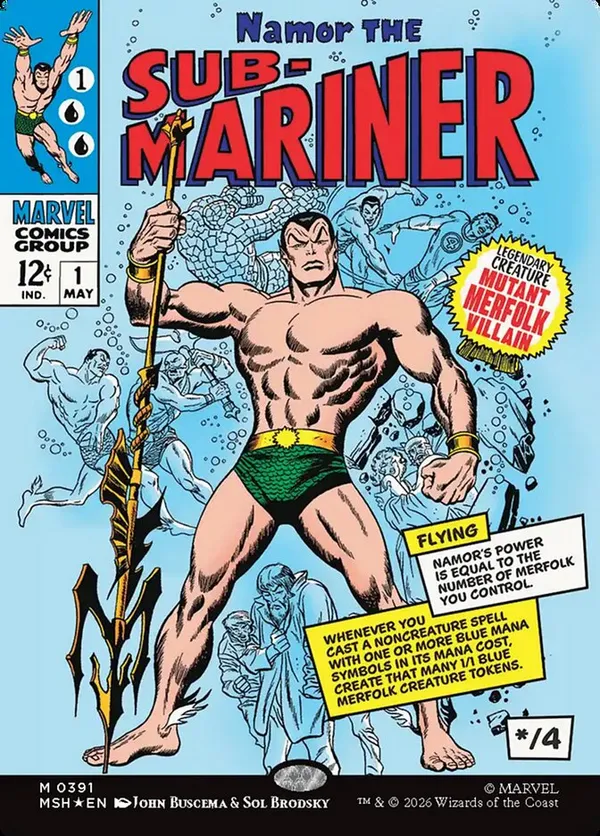 Namor The Sub-Mariner (Borderless)