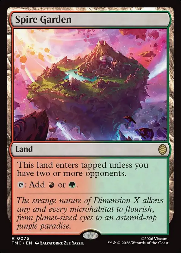 Spire Garden (Surge Foil) • Commander: Teenage Mutant Ninja