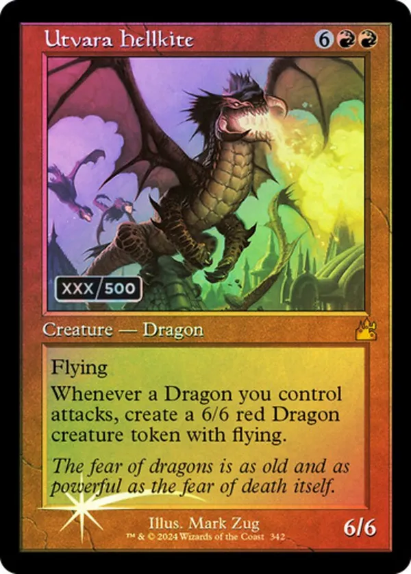 Utvara Hellkite (Retro Frame) (Serial Numbered)