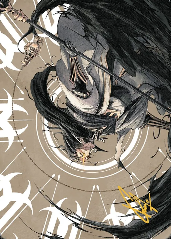 Clavileno, First of the Blessed Art Card (73/81) (Gold-Stamped Signature)