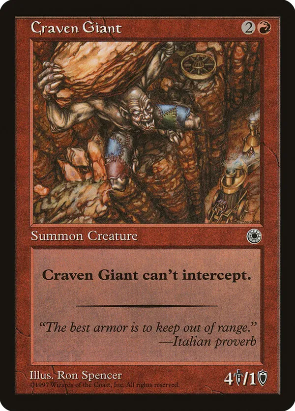 giant mtg card Giant Strength [Fourth Edition] – The Nerdporium main image 1