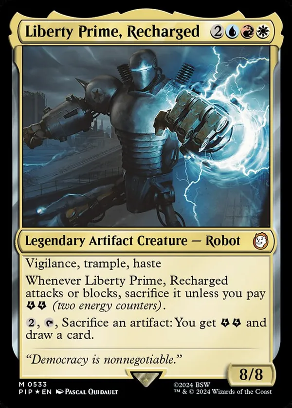 Liberty Prime, Recharged (Surge Foil)