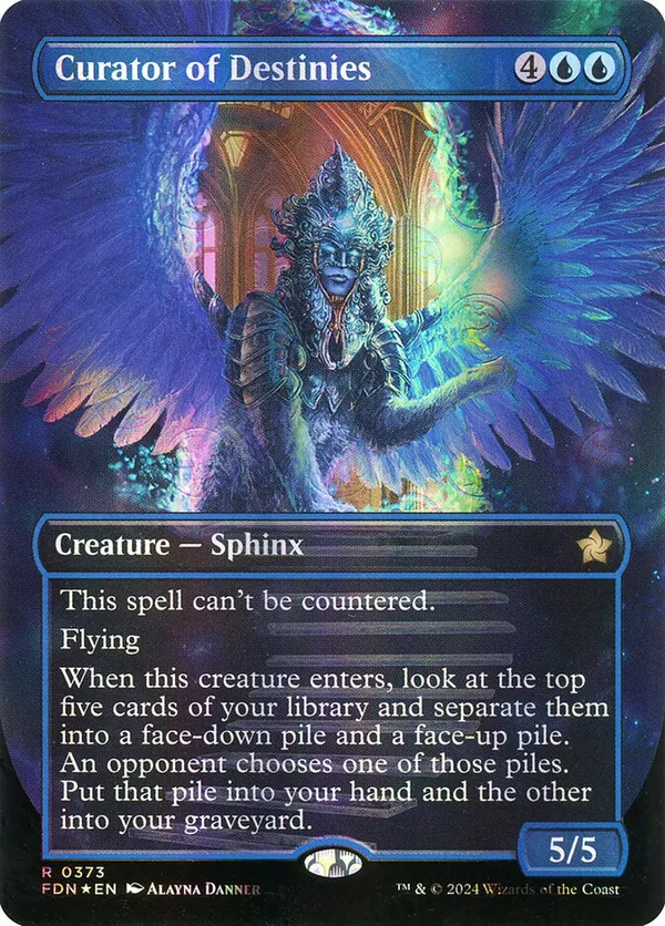 Curator of Destinies (Borderless) (Mana Foil)