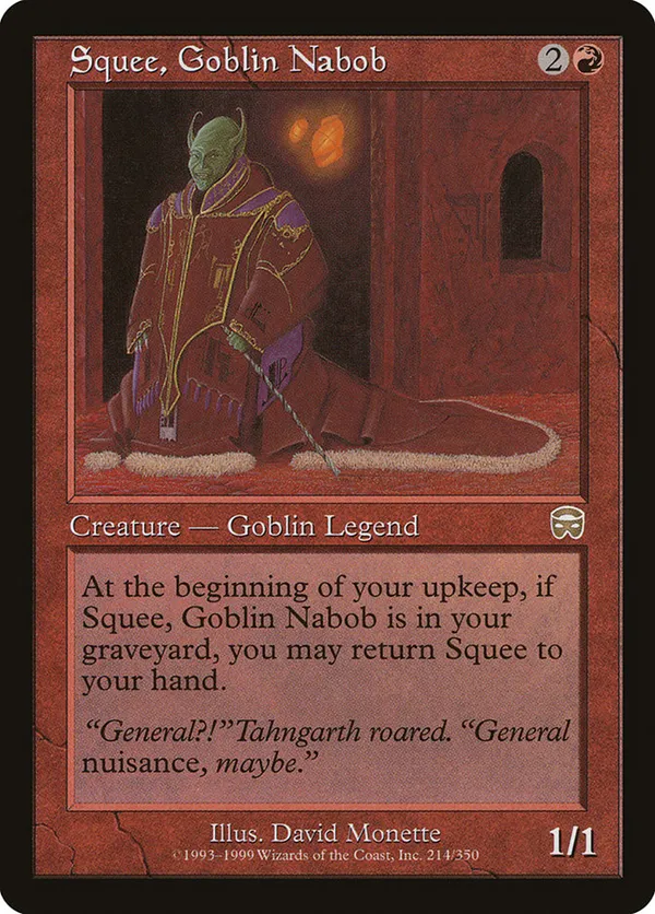 Squee, Goblin Nabob • Mercadian Masques (MMQ) #214