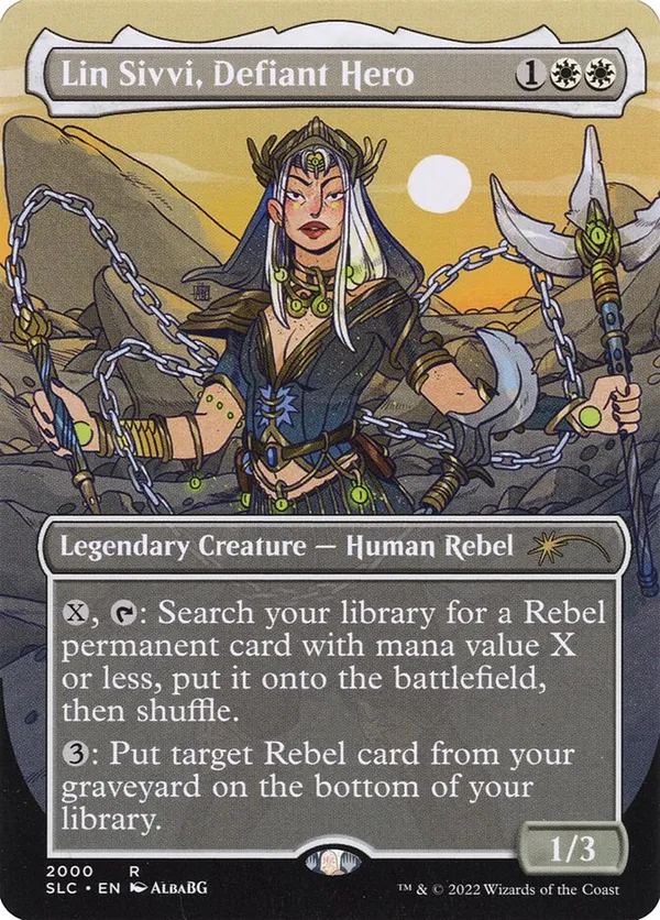 Lin Sivvi, Defiant Hero (Borderless)