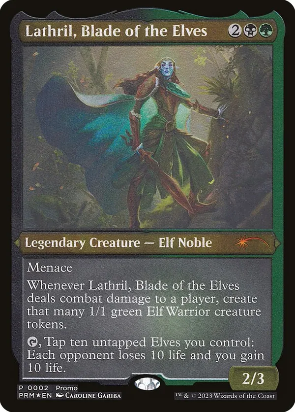 Lathril, Blade of the Elves (Foil Etched) • Media Promos