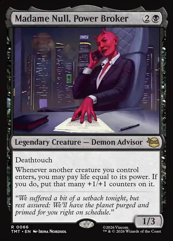 Madame Null, Power Broker (Extended Art) • Teenage Mutant Ninja
