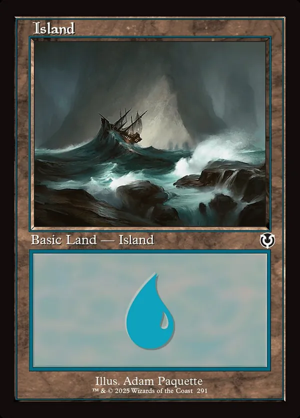 Island (291) (Retro Frame)