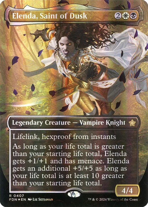 Elenda, Saint of Dusk (Borderless) (Mana Foil)