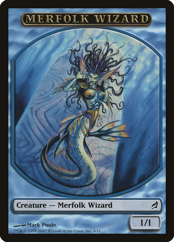 Merfolk Wizard Token