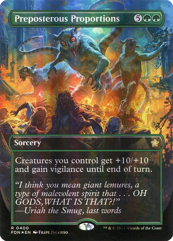 Preposterous Proportions (Borderless) (Mana Foil)