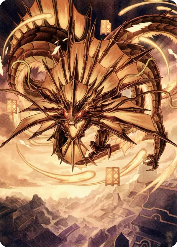 Ao, the Dawn Sky Art Card (46/81) (Gold-Stamped Signature)