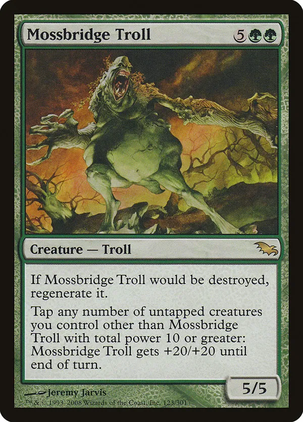 troll mtg cards Barkhide MtG Trading Card Game Throne