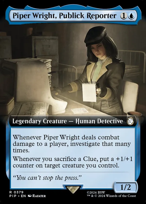 Piper Wright, Publick Reporter (Extended Art)
