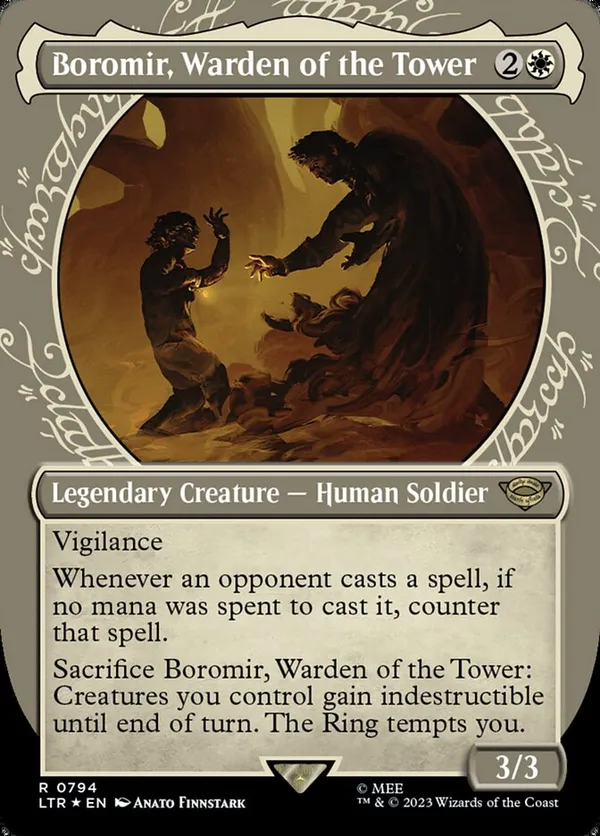 Boromir, Warden of the Tower (Showcase) (Surge Foil)