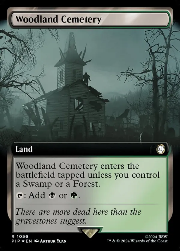 Woodland Cemetery (Extended Art) (Surge Foil)