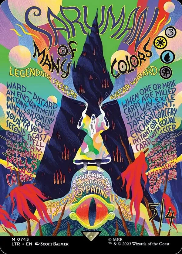 Saruman of Many Colors (Borderless Poster)