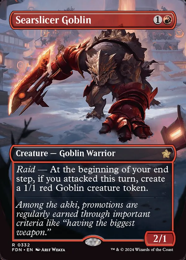 Searslicer Goblin (Borderless)