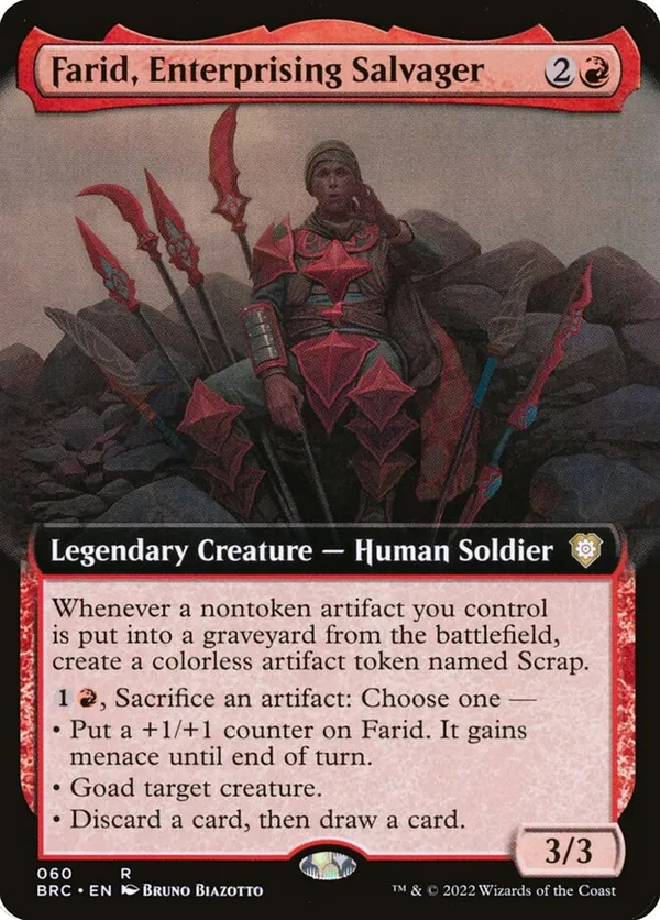 Farid, Enterprising Salvager (Extended Art)