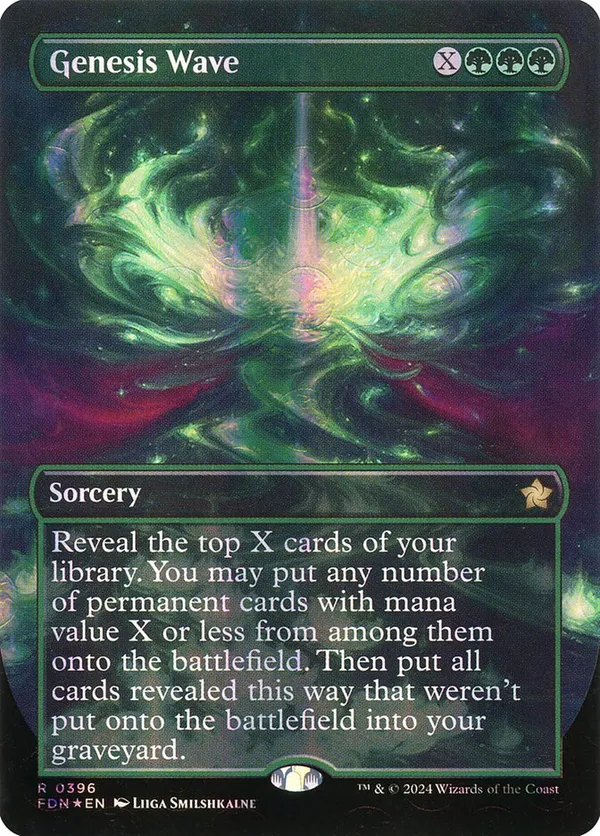 Genesis Wave (Borderless) (Mana Foil)