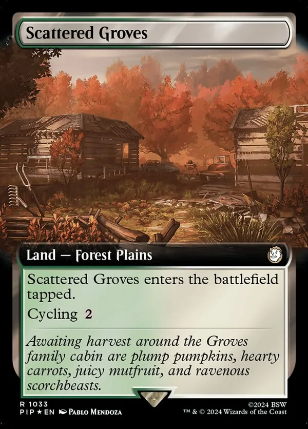 Scattered Groves (Extended Art) 9Surge Foil)