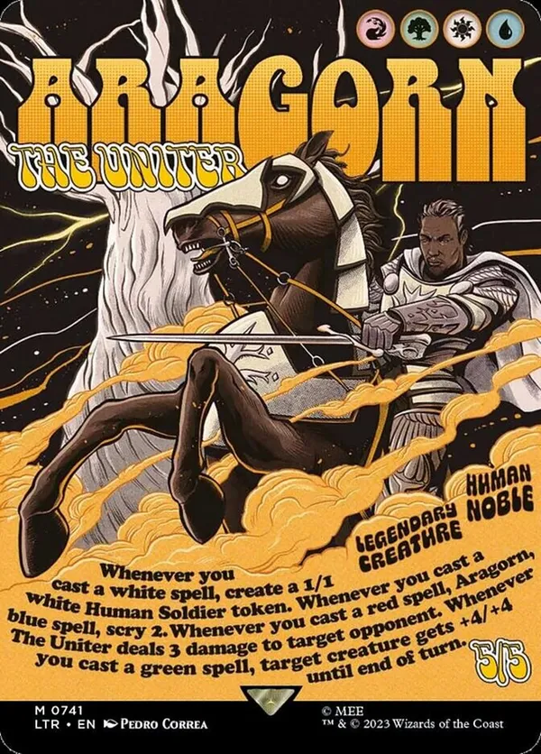 Aragorn, the Uniter (Borderless Poster)