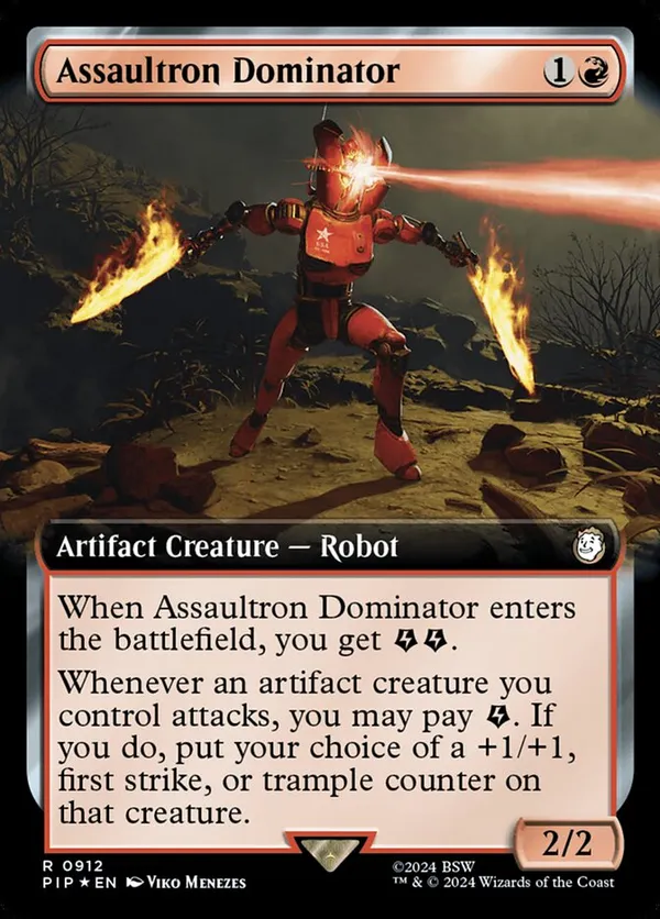 Assaultron Dominator (Extended Art) (Surge Foil)