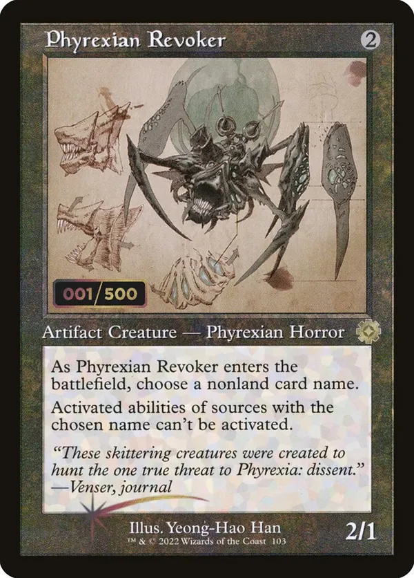 Phyrexian Revoker (Schematic) (Serial Numbered)