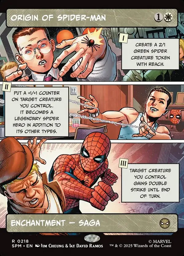 Origin of Spider-Man (Borderless)