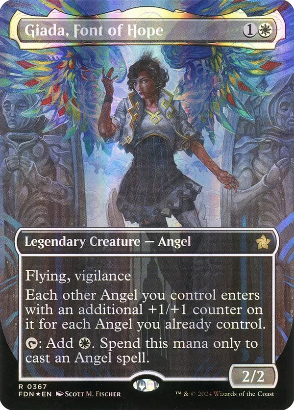 Giada, Font of Hope (Borderless) (Mana Foil)
