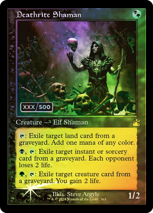 Deathrite Shaman (Retro Frame) (Serial Numbered)
