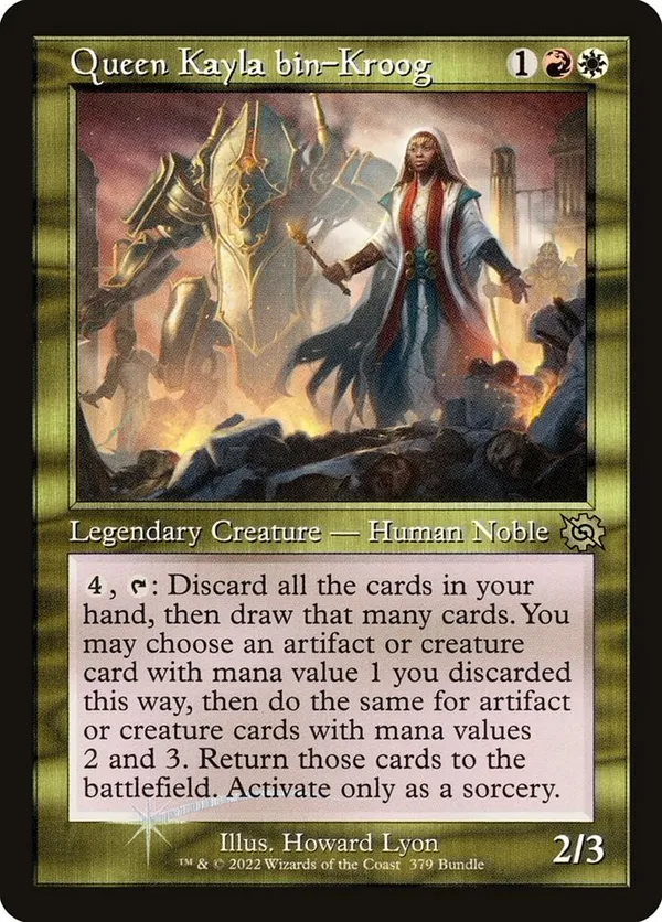 Queen Kayla bin-Kroog (Retro Frame)