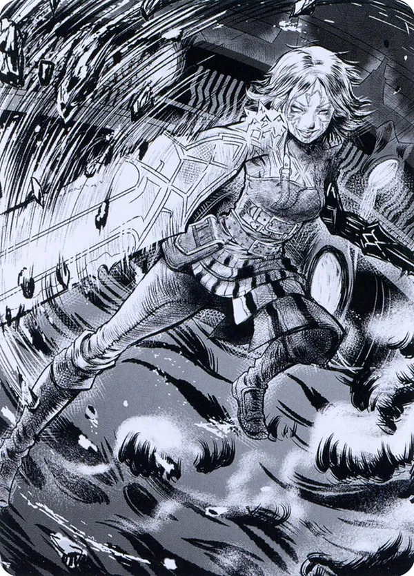 Nahiri, the Unforgiving Art Card (80/81) (Gold-Stamped Signature)