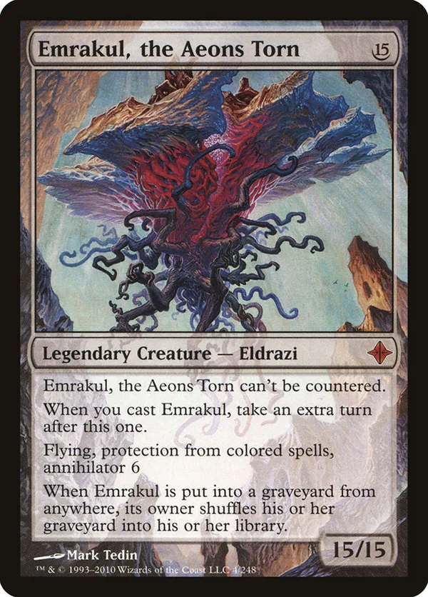 Emrakul, the Aeons Torn  Rise of the Eldrazi (ROE) #4