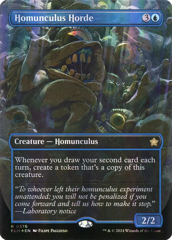 Homunculus Horde (Borderless) (Mana Foil)