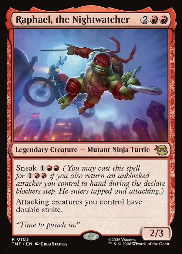 Raphael, Ninja Destroyer (Borderless) • Teenage Mutant Ninja