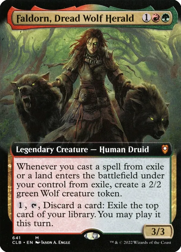Faldorn, Dread Wolf Herald (Extended Art)