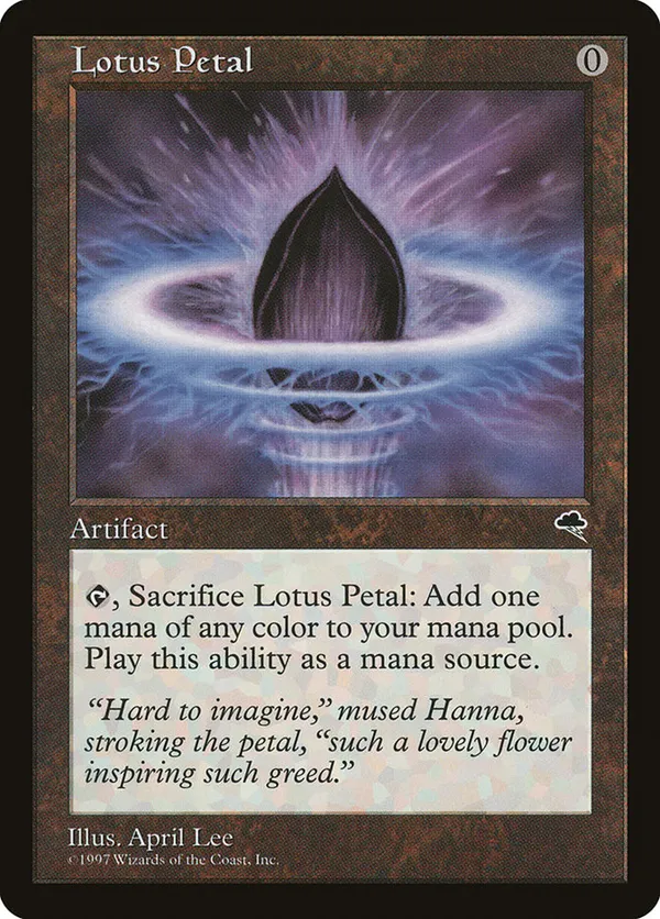MTG　睡蓮の花びら　Lotus Petal　4枚セット　テンペスト MTG 睡蓮の花びら Lotus Petal 4枚セット テンペスト Lotus