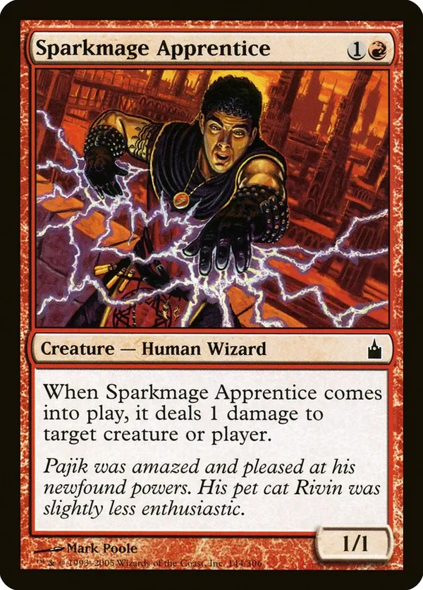 Sparkmage Apprentice • Ravnica (RAV) #144