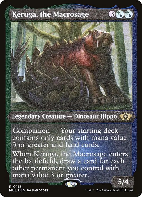 Keruga, the Macrosage (Foil Etched)