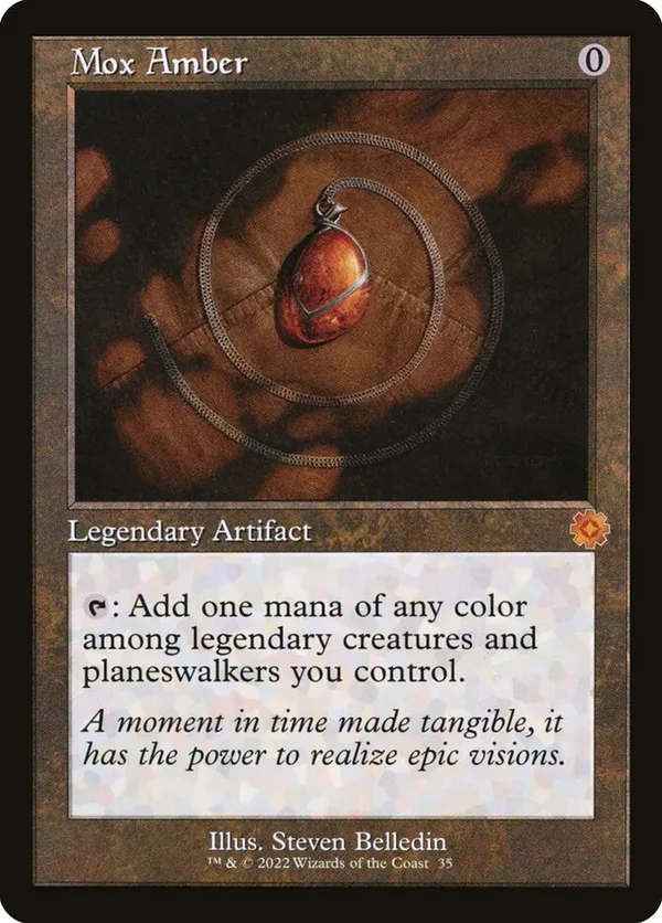 Mox Amber • The Brothers' War: Retro Frame Artifacts (BRR)