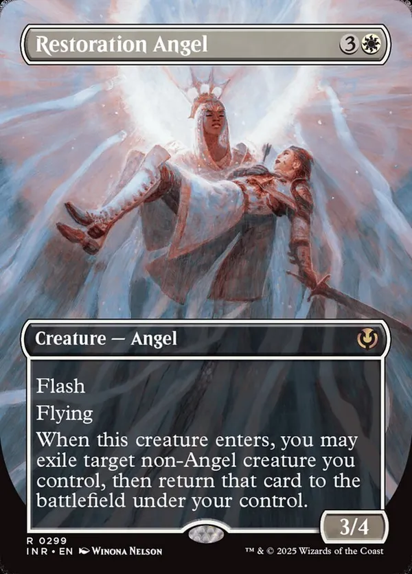 Restoration Angel (Borderless) Innistrad Remastered (INR) #299 Restoration Angel (Borderless) Innistrad Remastered (INR) #299