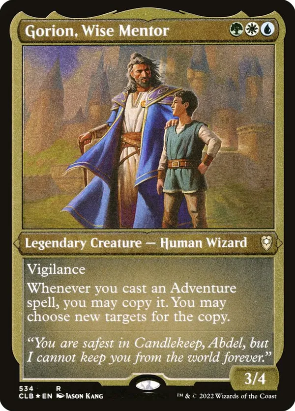 Gorion, Wise Mentor (Etched Foil)