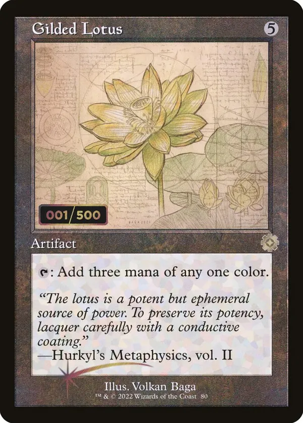 Gilded Lotus (Schematic) (Serial Numbered)