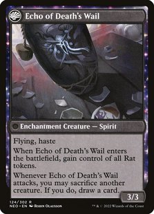 Flipped card