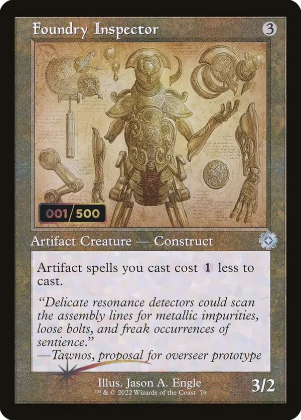 Foundry Inspector (Schematic) (Serial Numbered)