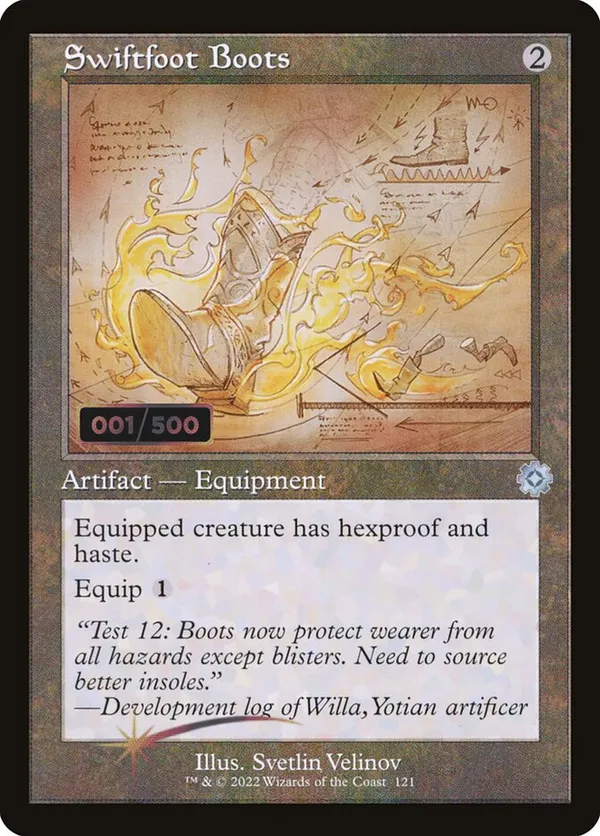 Swiftfoot Boots (Schematic) (Serial Numbered)