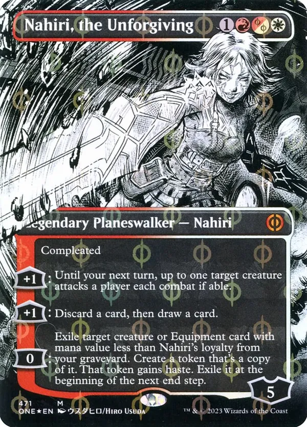Nahiri, the Unforgiving (Showcase) (Step-And-Complete Foil)