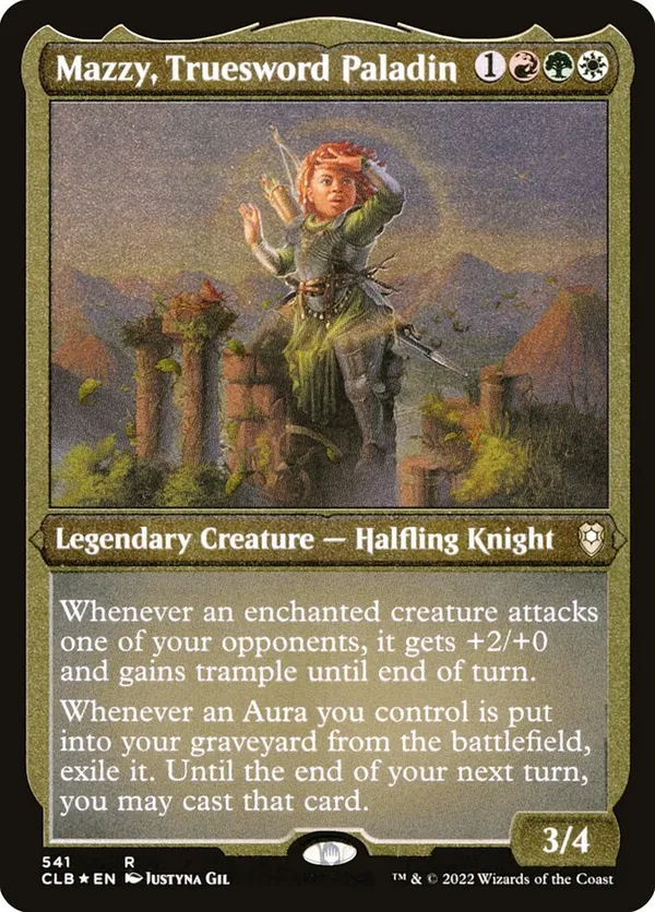 Mazzy, Truesword Paladin (Etched Foil)