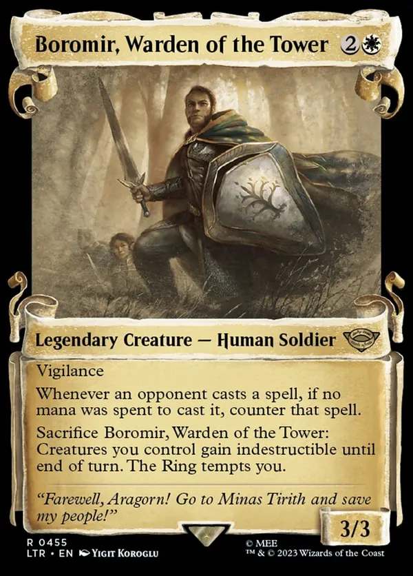 Boromir, Warden of the Tower (Showcase Scrolls)
